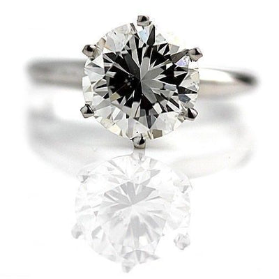 Magnificent 4.01 CT Diamond Engagement Ring F-SI1
