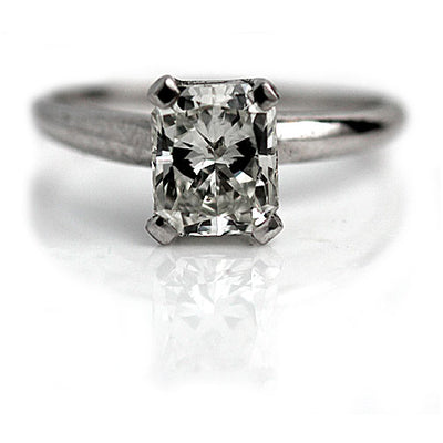 Radiant Cut Diamond Engagement Ring 2.01 Ct Clarity Enhanced